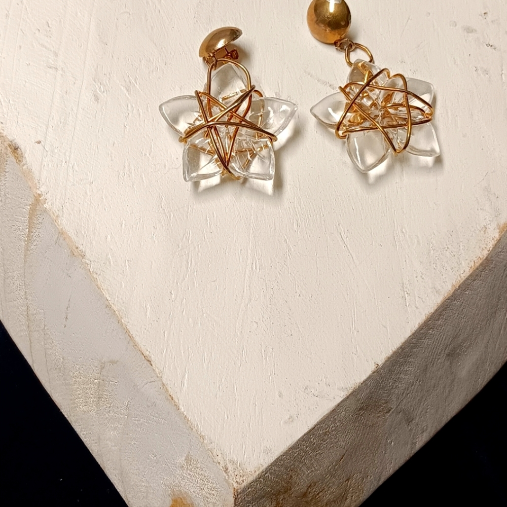 Vintage earrings 80s style
